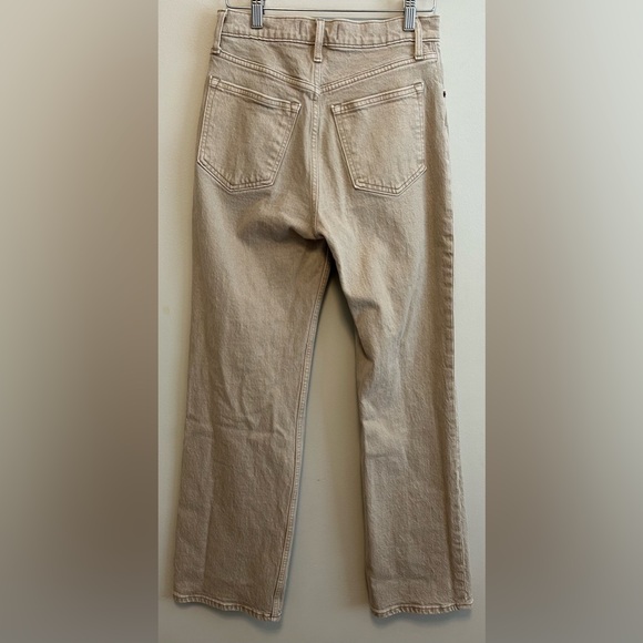 Abercrombie Fitch Women’s Tan Denim Jeans - Size 2 90s Relaxed Jeans High Rise - Picture 4 of 9